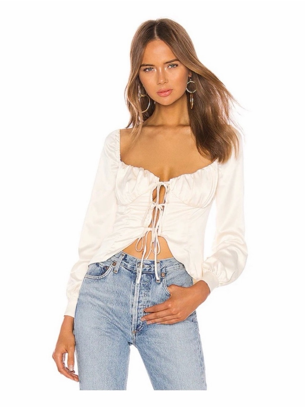 Majorelle Waldorf Top in Ivory
